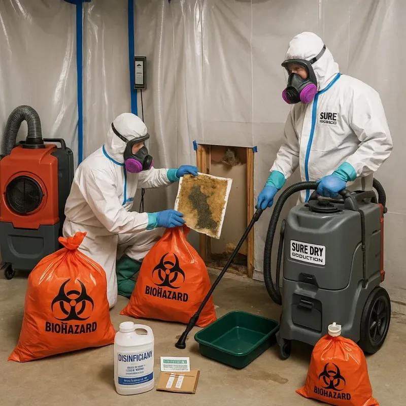 Contaminated Water Handling Protocols process in Bruce, MS